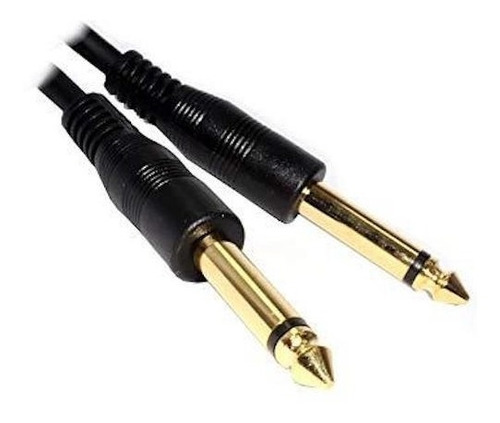 Cable Audio Plug Mono 0,5 Mts Gold Pedal Patch