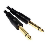 Cable Audio Plug Mono 1,5 Mts Gold Instrumento Patch