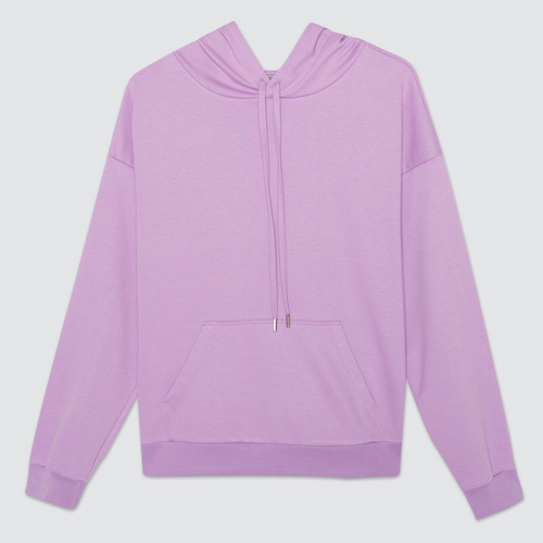 Hoodie Mujer Ostu  Morado Poliamida 40060285-4145