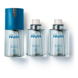 Conjunto Deo Corporal Kaiak Masculino Com Refil