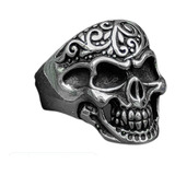 Anillo Calavera Mahori Plata 925 Pesada Todos Los Talles