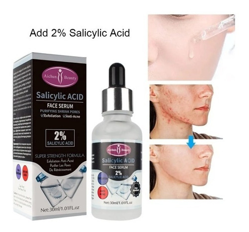 Serum Facial Aichun Beauty Acido Salicílico 2% 30ml