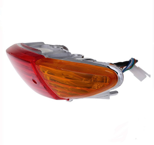  Faro Trasero Completo Rojo Ambar Motomel Dlx 110  