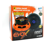 1 Medio Rango 8 400w. Rms Luz Led Open Show Evox Sky Evx8led