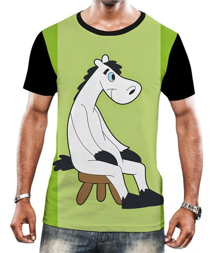 Camisa Camiseta Pé De Pano Cavalo Do Pica Pau Desenho Hd 1