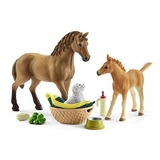 Schleich Horse Club Sarahs Baby Animal Care Figurita Juego D