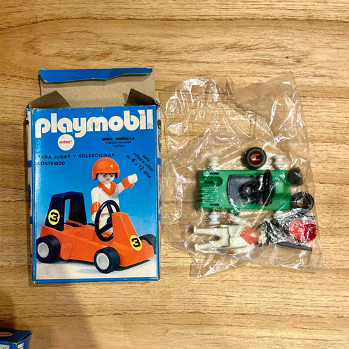 Playmobil - 80s - Karting Completo El Caja