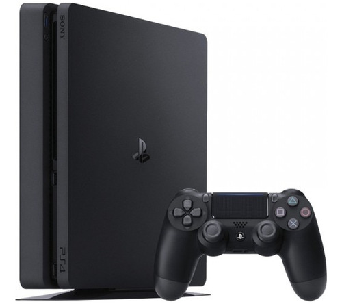 Ps4 Slim 1tb Playstation 4 1tb + 1 Controle + 2 Jogos De Brinde