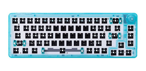 Kit De Teclado Mecánico Gamakay Lk67 Rgb, Modo Triple, 65%