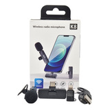 Micrófono Inalámbrico Solapa K8i Sencillo Para iPhone/tipo C