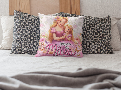 Almofada 30cm Mãe De Princesa Rapunzel Presente Dia Das Mãe