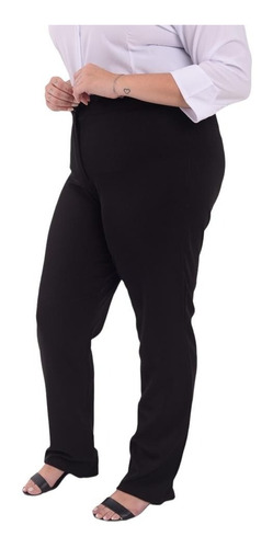 Calça Plus Size Em Two Way Bi Elastic Uniforme Para Empresas