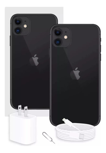 Apple iPhone 11 64 Gb, Negro Con Caja Y Cargador Original (liberado).