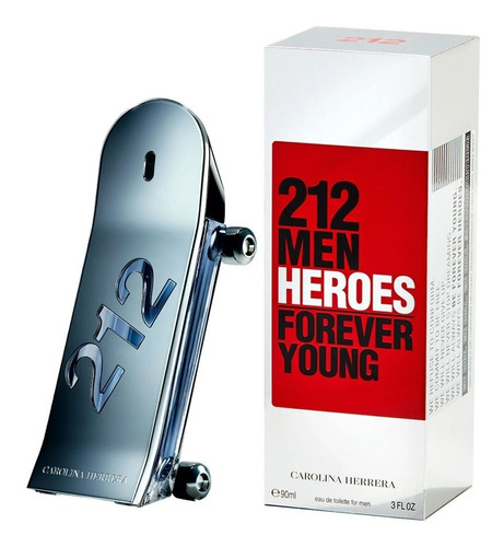 Carolina Herrera 212 Men Heroes Edt 90ml - 100% Original