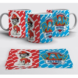 Plantillas Sublimacion Tazones Paw Patrol, Tazas