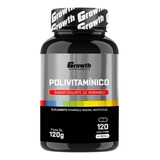 Polivitaminico Gummy 120un Sabor Morango Growth Supplements