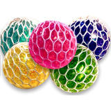 12 Pelotas Squishy Glitter Juguete Piñata Bolo Fiesta Cumple