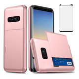 Asuwish Funda Para Teléfono Samsung Galaxy Note 8 Con De De