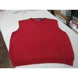 Sweater; Sin Mangas Chaps De Ralph Lauren Talla Xxl Rojo