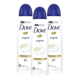 Kit 3 Desodorante Dove Antitranspirante 150ml