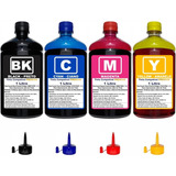 Kit Tinta Compatível Epson L121 L120 L355 L395 Refil 644 4 L