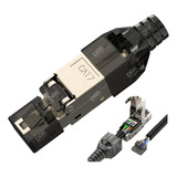 Conector Modular Rj45 Cat6 Cat7 Blindado Campo/industrial