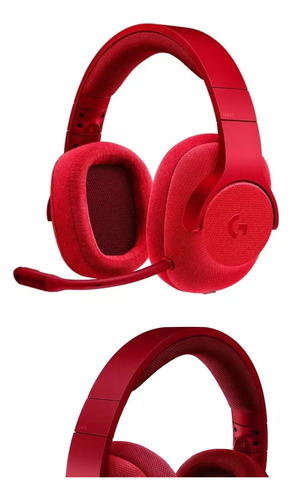 Auricular Logitech G433 Gamer 7.1 Mic Usb Ps4 Xbox Pc Rojo