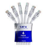 Cable Ethernet Maximm Cat 6 De 4 Pies, (paquete De 6) Cable 
