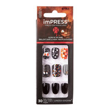 Uñas Impress Marca Kiss/press-on - Halloween Bone Appetit