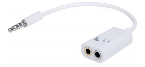 Adaptador Audio Estéreo 3.5mm 2a1 Split Micrófono + Audífono