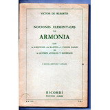 Nociones Elementales De Armonía - Víctor De Rubertis Antiguo