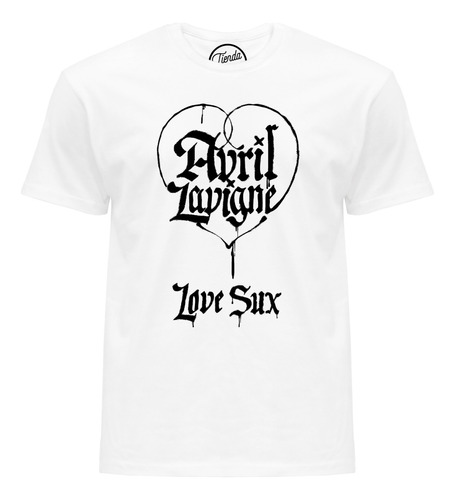 Playera Avril Lavigne Love Sux Album Aesthetic T-shirt