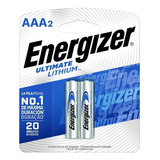 Energizer Ultimate Lithium L92 Aaa Cilíndrica X 2 Unidades