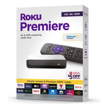 Roku Premiere 4k Hdr Streaming + Control Remoto Color Negro