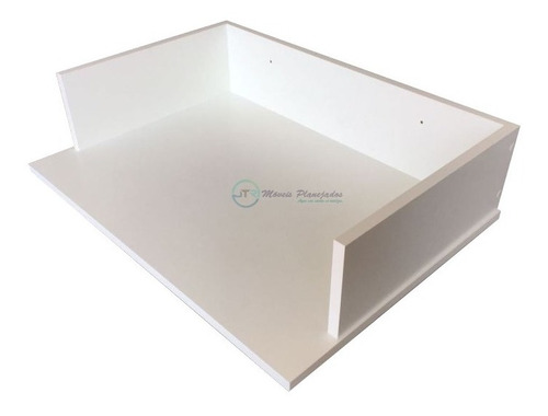 Suporte Microondas Nicho Forno 50 Cm Externo Branco Mdf 