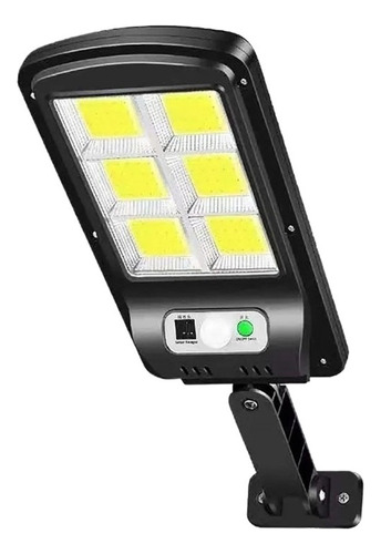 Arandela Holofote 20w C/led Placa Energia Solar Prova D'água