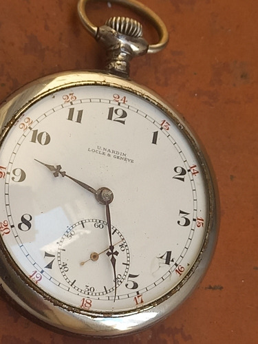 Reloj Antiguo Usado Bolsillo Ulysee Nardine Locke Geneve 