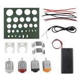 Kit De Motor De Engranajes Dc (motor De 4 Piezas) Para Jugue