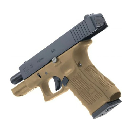 Pistola Airsoft Glock 19 Gen4 Desert We Green Gas 6mm Taiwan