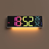 Yisile Reloj De Pared Digital Con Pantalla Grande, Reloj De.