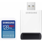 Tarjeta Memoria Sd Samsung Pro Plus Lector Usb 128gb 180mb/s