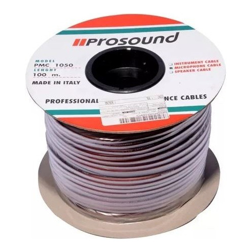 Rollo De Cable Para Microfono Prosound 2x24 Pmc-1050 De 30m