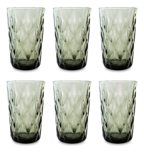 Set X6 Vasos De Vidrio Modelo Kattegat 380 Ml