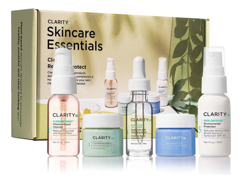 Kit Skincare Essentials Clarityrx Con Limpiador Facial, Exfo
