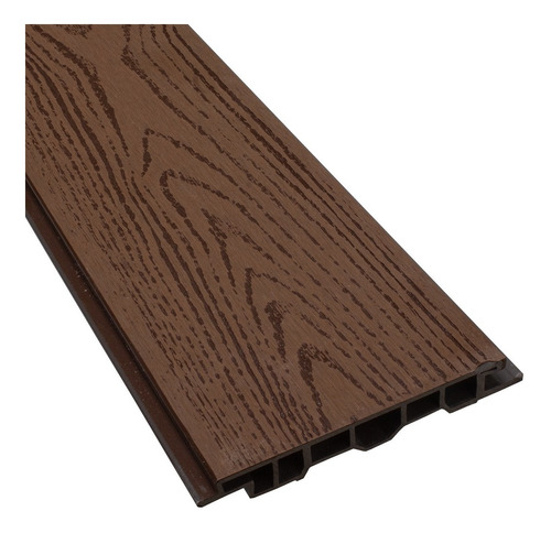 Duela Madera Nogal Exterior Sintetica Techo Muro Panel 10 Pz