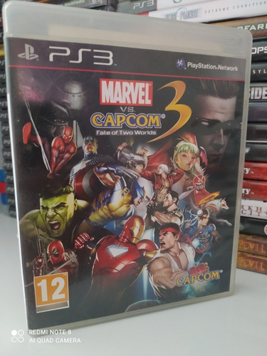 Jogo Marvel Vs Capcom 3 Ps3 Mídia Física  Playstation 3
