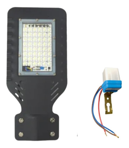 Paquete Lampara Suburbana Led 50w Con Fotocelda