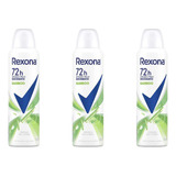 Desodorante Aero Rexona 150ml Fem Bamboo-kit C/3un