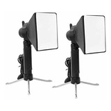 Selens Mini Softbox Kit De Iluminación De 2 Piezas De Lámpar