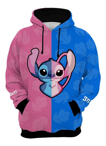 Moletom Blusa Lilo & Stitch Angel I Love You Full 305